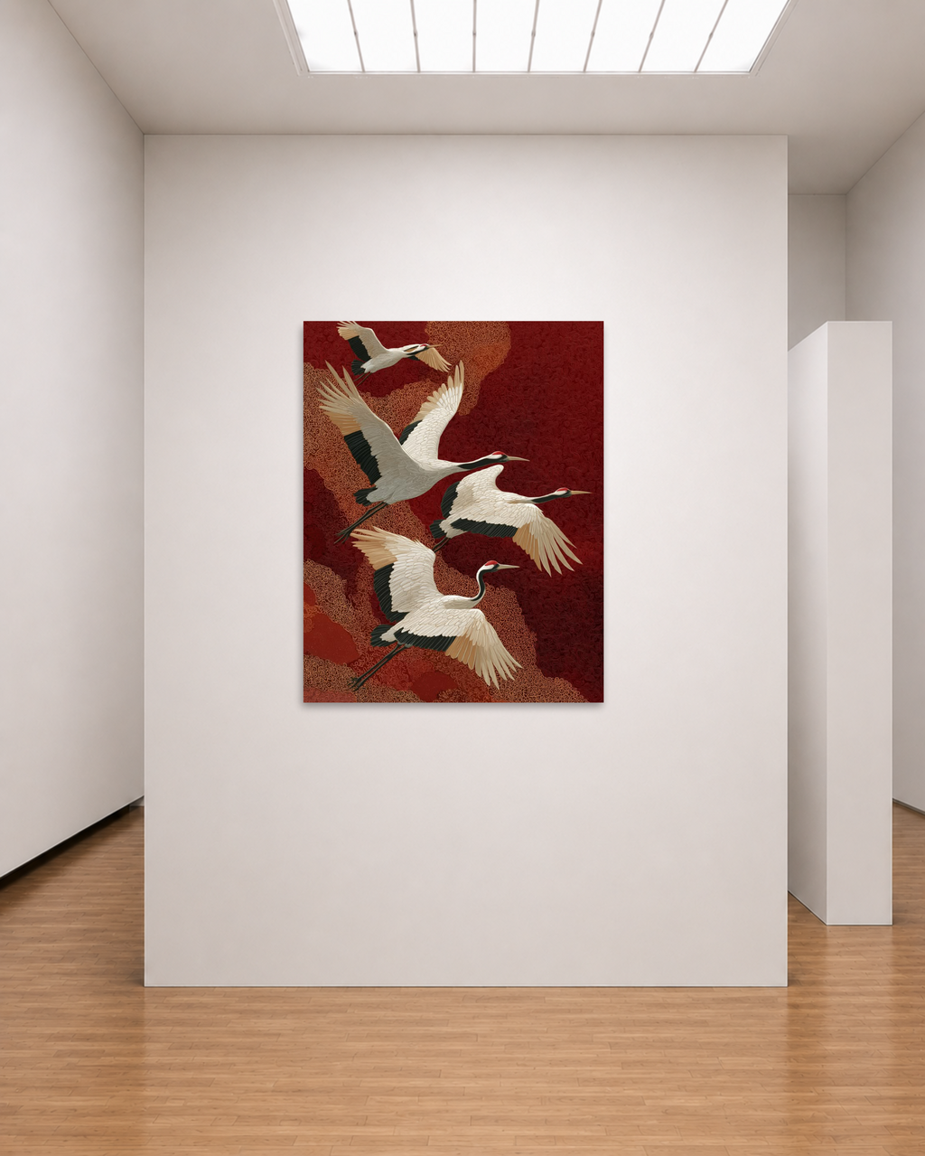 Cranes in Flight