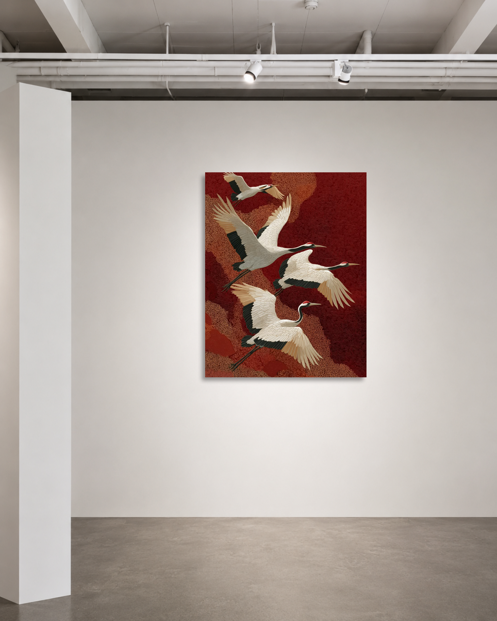 Cranes in Flight