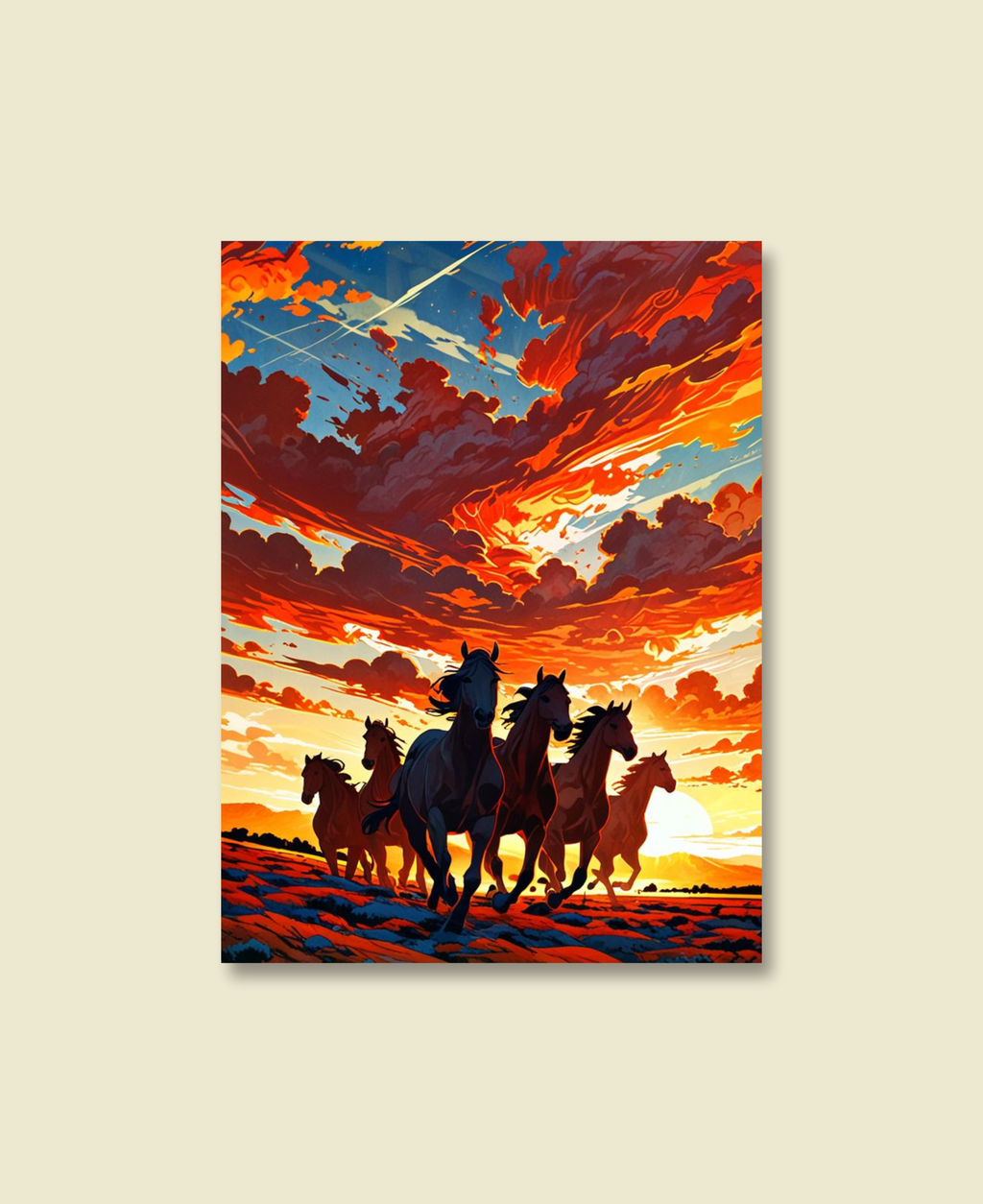 Wild Run at Dusk