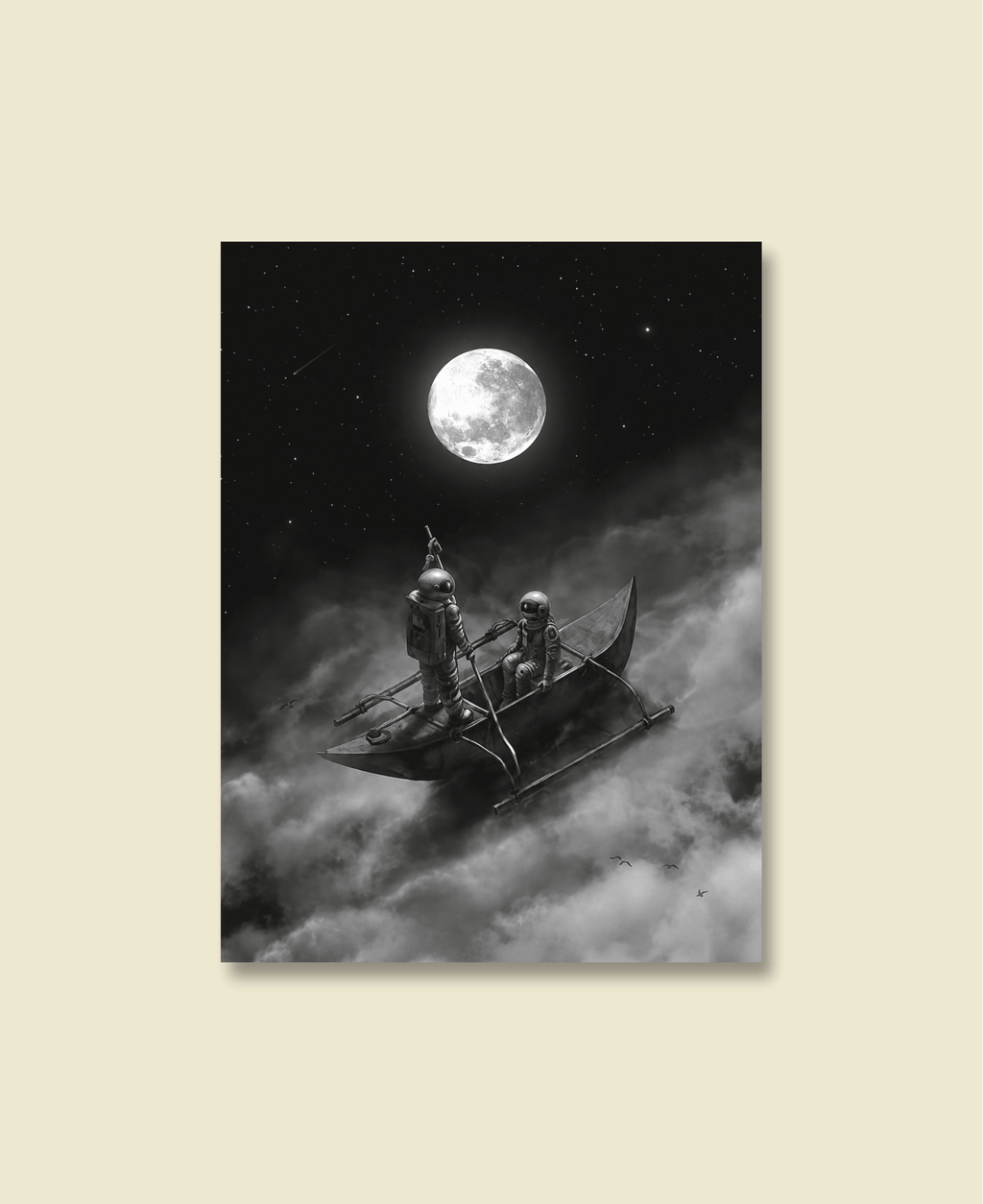 Drifting Through the Clouds Above