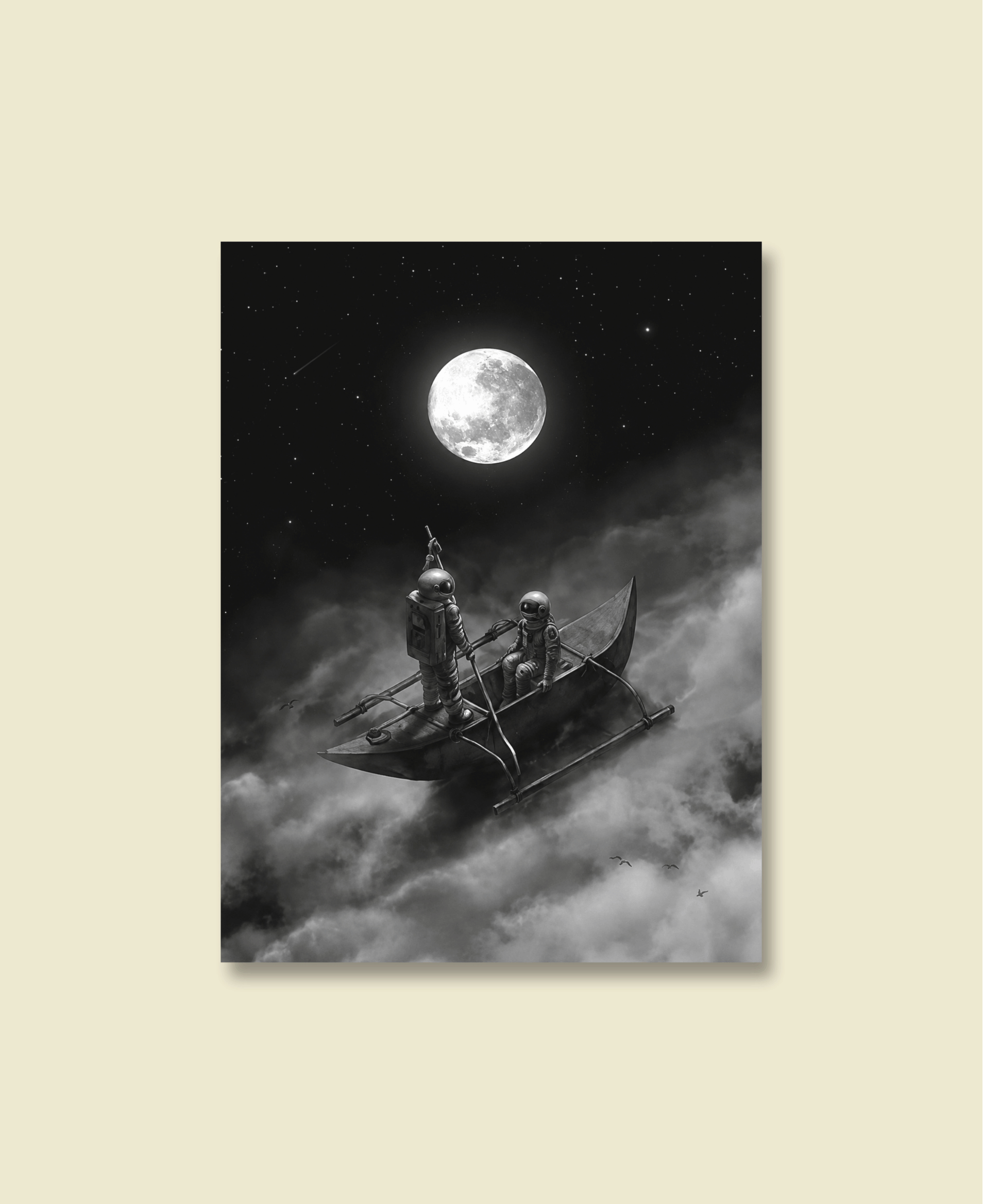 Drifting Through the Clouds Above